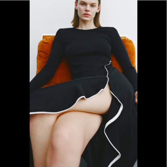 Zara Ruffled midi dress - Picture 2 of 7